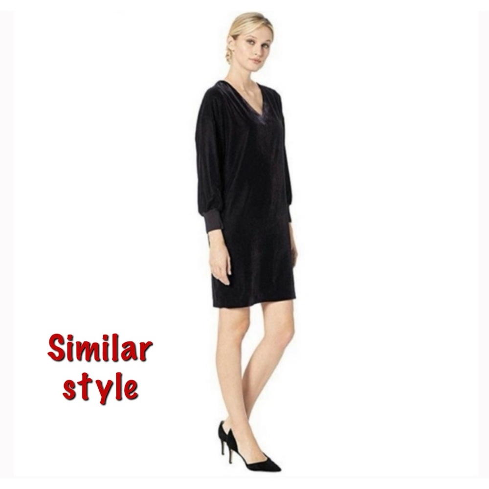 Cinq a Sept Velvet Shift Dress- w/ flaws